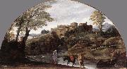 CARRACCI, Annibale The Flight into Egypt dsf oil painting
